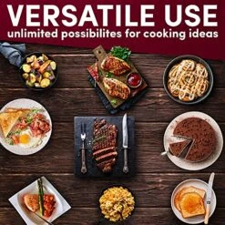 -8619 Non-Stick Deep Dish Heavy Duty Electric Skillet With Tempered Glass Vented Lid And Easy-Pour Spout, Dishwasher Safe, 1500W, 8 Quart, Rectangle 16" X 13", Black -KitchenAid Shop 61irQhPsgFS