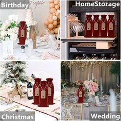 18 Pcs Burlap Wine Gift Bags Wine Bottle Bags For Gifts Drawstring Reusable Xmas Wine Bottle Covers For Wedding Birthday Holiday Party Home Storage Table Decor 15 18 Pcs Burlap Wine Gift Bags Wine Bottle Bags For Gifts Drawstring Reusable Xmas Wine Bottle Covers For Wedding Birthday Holiday Party Home Storage Table Decor -KitchenAid Shop 61jfBJY0pdL