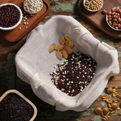 XelNaga 5 Pack Muslin Cloths Reusable For Straining, 100% Unbleached Pure Cotton Cheesecloth, Soft Square Cheese Clothes Weave Fabric Filter For Cooking, Baking (50 X 50 Cm Food Strainer Cloth) -KitchenAid Shop 61k1KrjirML