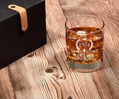 1974 49th Birthday Gifts For Men, Vintage Whiskey Glass 49 Birthday Gifts For Dad, Son, Husband, Brother, Funny 49th Birthday Gift Present Ideas For Him, 49 Year Old Bday Party Decoration -KitchenAid Shop 61lNha7Y9KL
