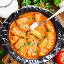 Slow Cooker Liners BPA Free Crockpot Liner For Oval Or Round Pot, Large Size 13 X 21 Inch, Fits 3 To 8.5 Quarts - 3 Counts (30 Bags Total) -KitchenAid Shop 61lQ1KAj4aL