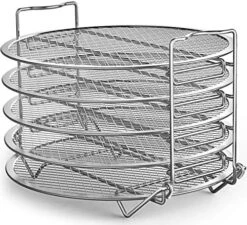 Dehydrator Rack Compatible With Instant Pot 6 Quart Stainless Steel Stand Accessories For Air Fryer Crisp Lid -KitchenAid Shop 61lyA7IdrL. AC