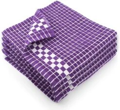 Classic Dark Kitchen Dish Towels With Hanging Loop - Heavy Duty Absorbent Dish Clothes - European Made 100% Cotton Tea Towels - Set Of 4, Red -KitchenAid Shop 61nAIhnUtjL. AC