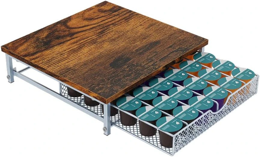 Coffee Pod Drawer Holder For K Cup Coffee Pods Holder For Counter 36 Capacity Pods Storage Organizer For K Cups Capsule Storage With Sliding Baskets For Coffee Station Black 9 Coffee Pod Drawer Holder For K Cup Coffee Pods Holder For Counter 36 Capacity Pods Storage Organizer For K Cups Capsule Storage With Sliding Baskets For Coffee Station Black - Image 7