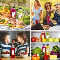 31pcs 16oz Empty Plastic Juice Bottles With Caps, Bulk Clear Beverage Containers For Juicing Drinking Milkshake Tea And Other Beverages -KitchenAid Shop 61q4YsBdwUL