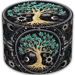 Grinder, 2.5 Inch Tree Of Life Sun Moon Galaxy Grinder (Black & Green) -KitchenAid Shop 61sFAYPFCpL. AC
