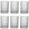 Set Of 6 Vintage Drinking Glasses, 12 Oz Clear Hobnail Glasses Tumbler, Embossed Design Glassware For Beverages, Water, Juice, Beer, Cocktail, Whiskey And Milk 2 Set Of 6 Vintage Drinking Glasses, 12 Oz Clear Hobnail Glasses Tumbler, Embossed Design Glassware For Beverages, Water, Juice, Beer, Cocktail, Whiskey And Milk -KitchenAid Shop 61uPZdY2OfL