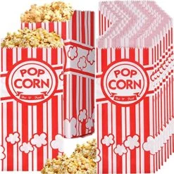 100 Pieces Paper Popcorn Bags, 1 Oz Popcorn Bags Individual Servings For Popcorn Machine Party, Pop Corn Bag Bulk -KitchenAid Shop 61uQndRvKCL 3