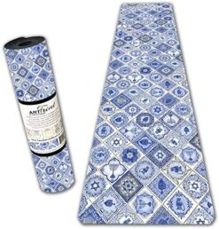Israel Hatikva ArtTrivet Heat-Resistant Table Runner And Trivet - Fabric Top And Non-Slip Rubber Base (12"x48") -KitchenAid Shop 61wZTY83SQL. AC