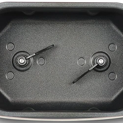 West Bend Hi-Rise Bread Maker Programmable Horizontal Dual Blade With 12 Programs Including Gluten Free, 3-Pound, Gray 6 West Bend Hi-Rise Bread Maker Programmable Horizontal Dual Blade With 12 Programs Including Gluten Free, 3-Pound, Gray - Image 4