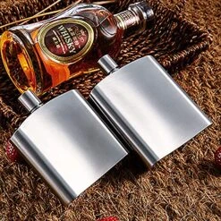 Leak Proof Pocket Flask Durable Flask Leakproof Easy Pour Perfect For Men Or Women To Drink Whiskey -KitchenAid Shop 61zRnAKQpZS